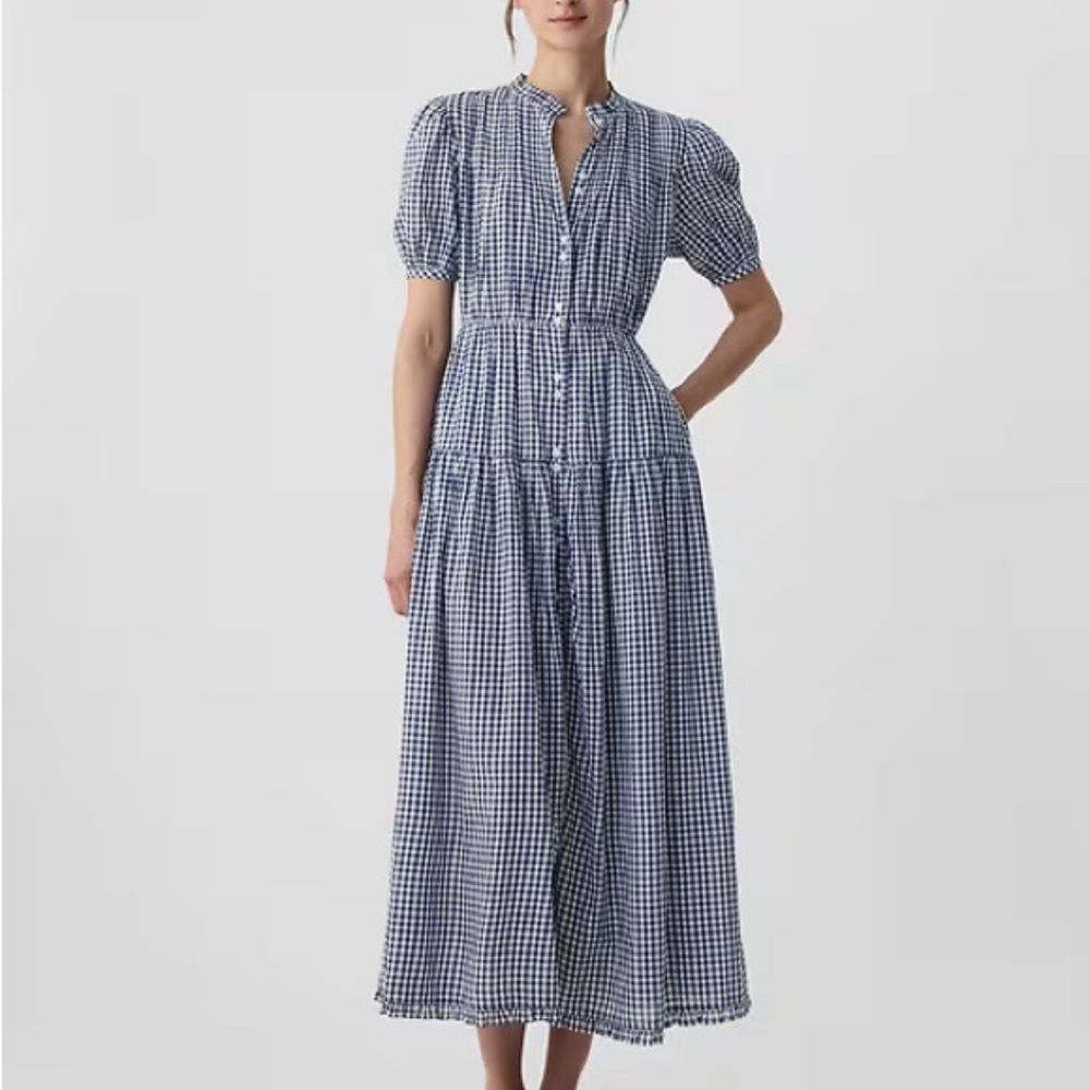 Gap x Doen Gingham Maxi Dress NWT